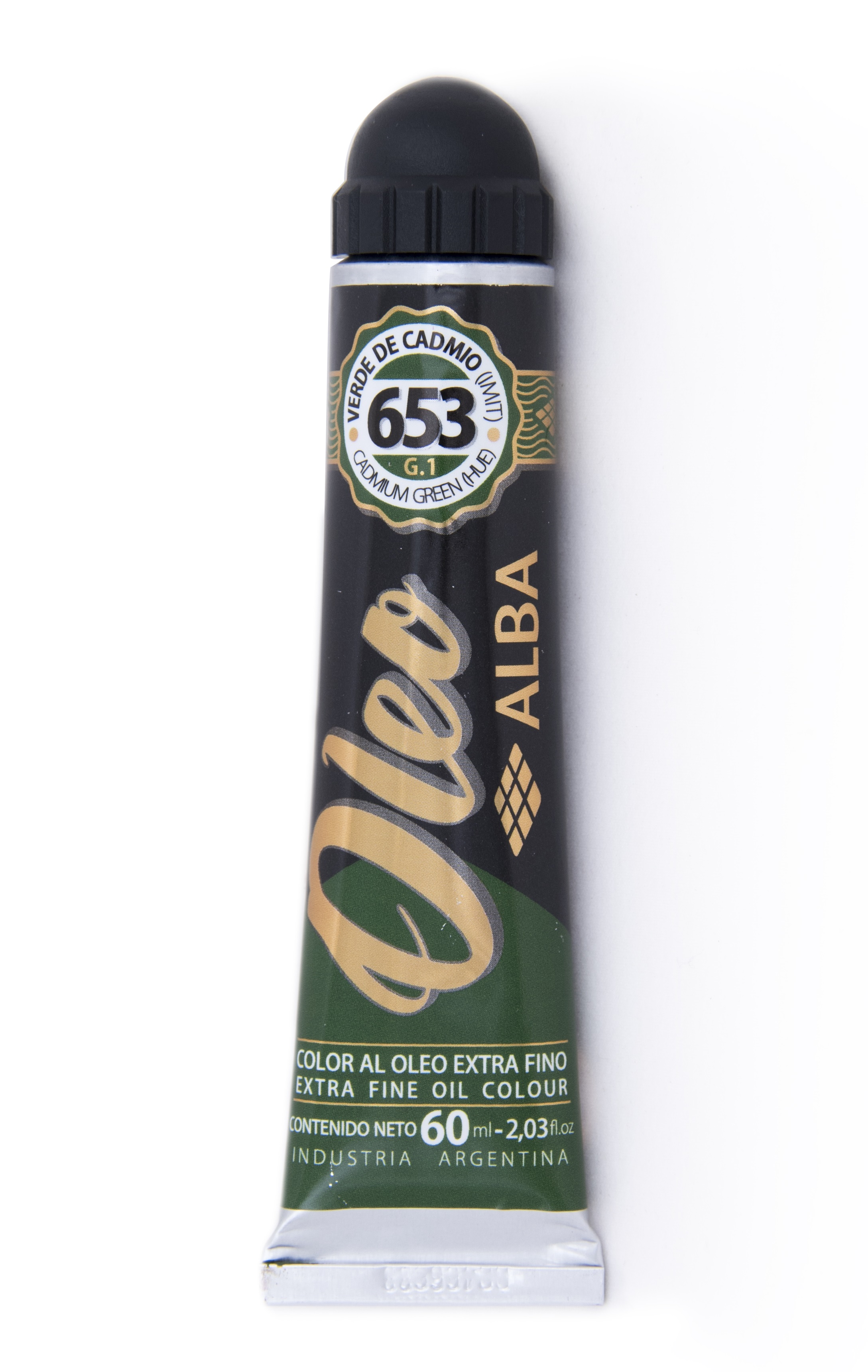 Oleo profesional alba 60 ml g1 653 verde de cadmio(imit) - 60 ML - Alba Artística